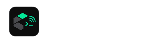 Cortlet WebSocket CLI transparent // light logo 512x144